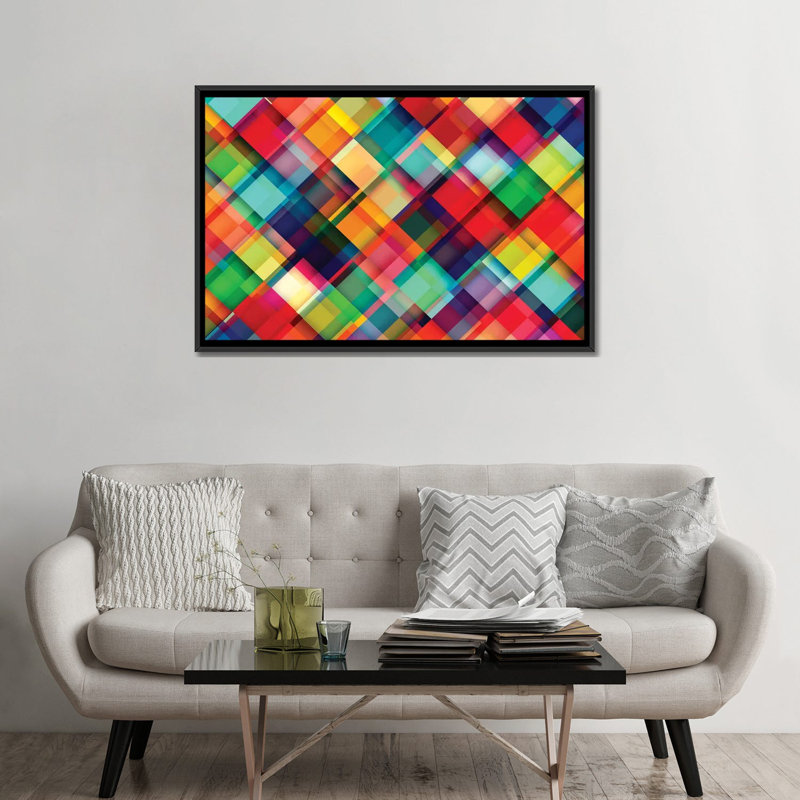 « souls » par danny fabrice, reproduction d’art sur toile tendue, H 18 po x l 26 po x P 1,5 po, Toile avec cadre noir