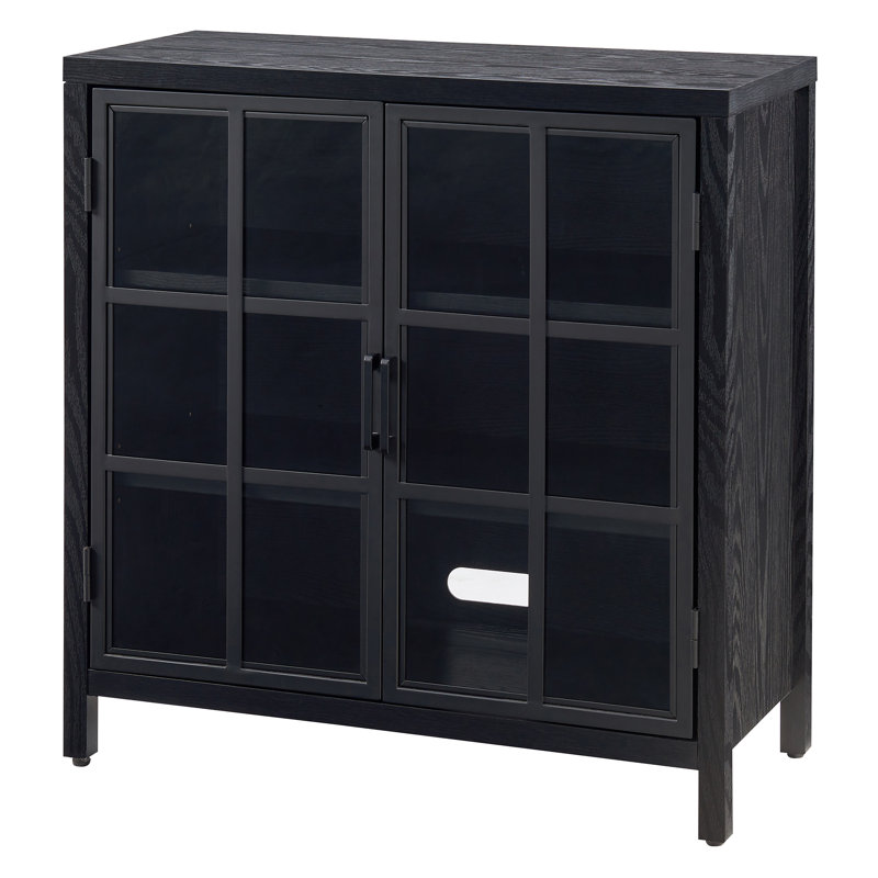 Armoire d'appoint Mellyora Bennett, Noir