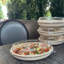 32oz Oval Disposable Compostable Paper Burrito Bowls with Dome Lids-108537796