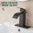 KEBOO Waterfall Bathroom Single-Hole Bathroom Faucet-104805767