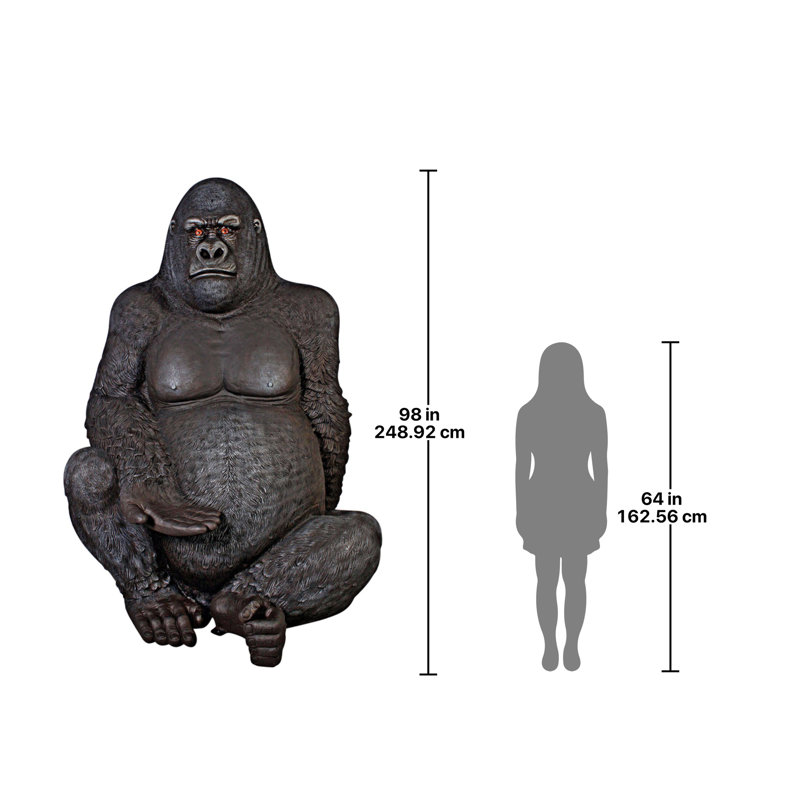 Statue gorille géant mâle