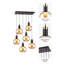 6 - Light Matte Black Pendant