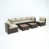 Beige Cushion/Brown Frame selected