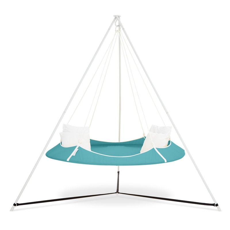 Double Classic Hammock with Stand, Aqua