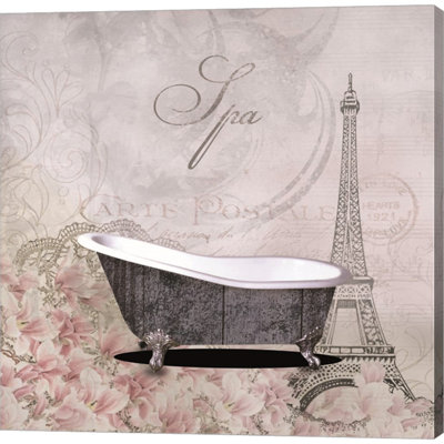 Décoration murale florale pour salle de bain