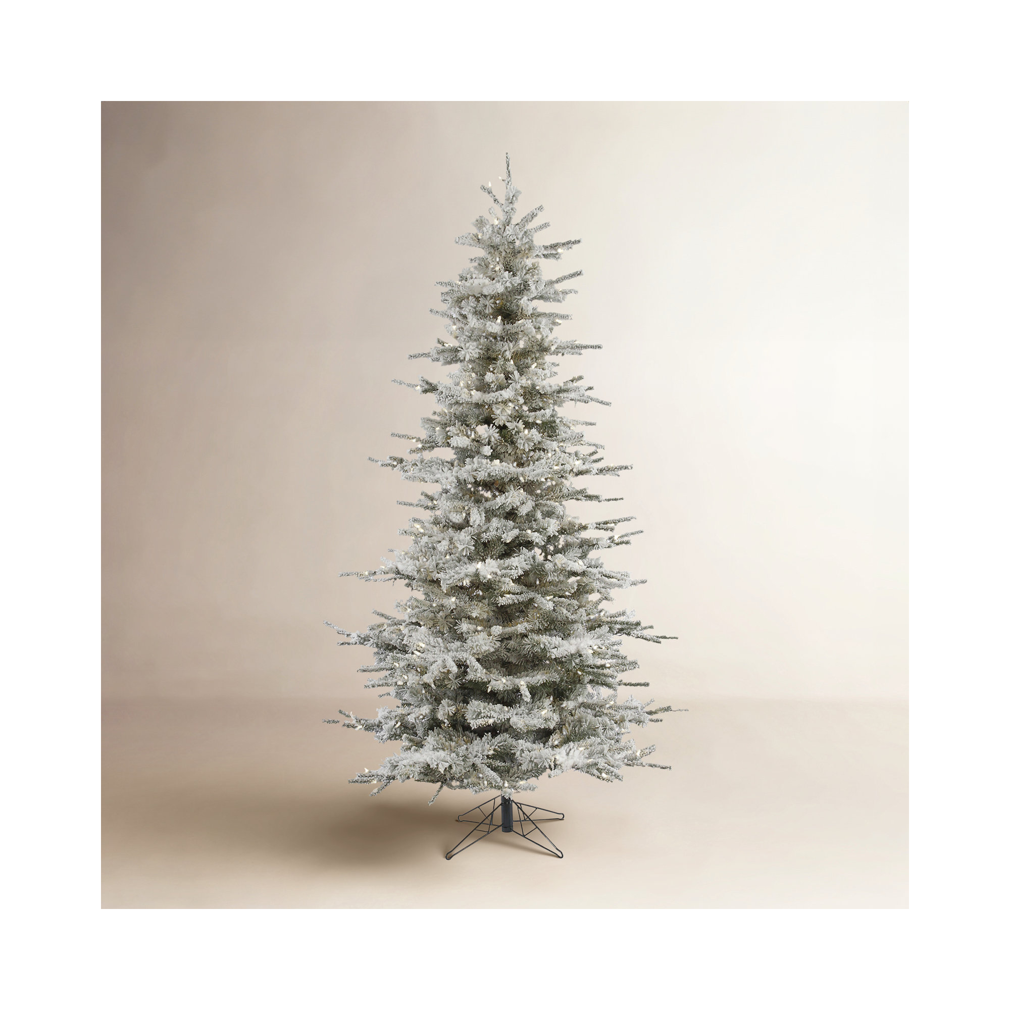 7.5' Lighted Artificial Fir Christmas Tree