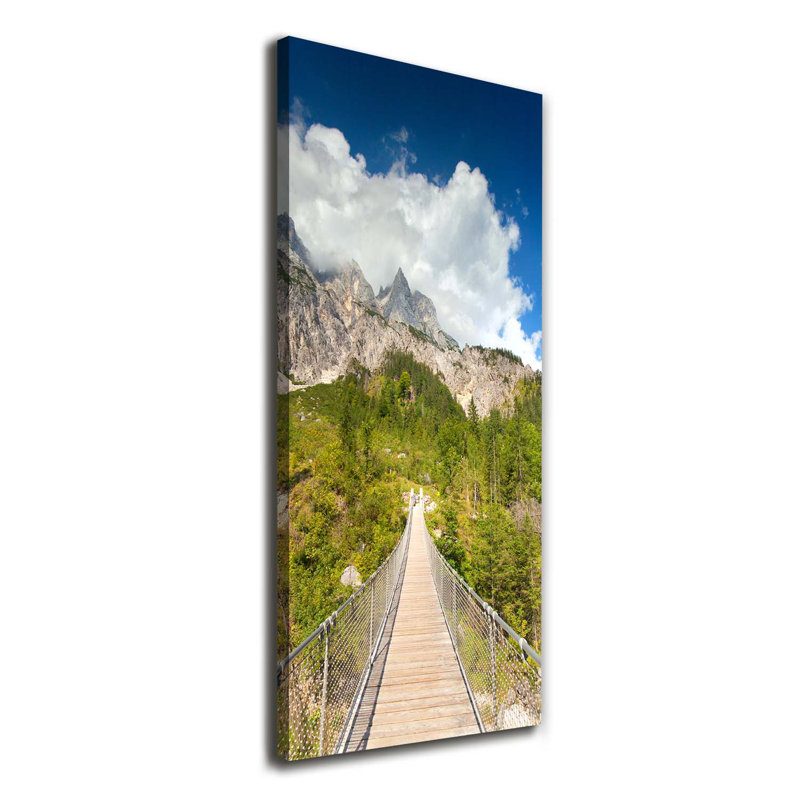 Suspension Bridge - Wrapped Canvas Print