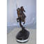 Reproduction de statue en bronze Pernell Cheyenne par Remington - Taille: L 12 po x l 7 po x H 19 po.