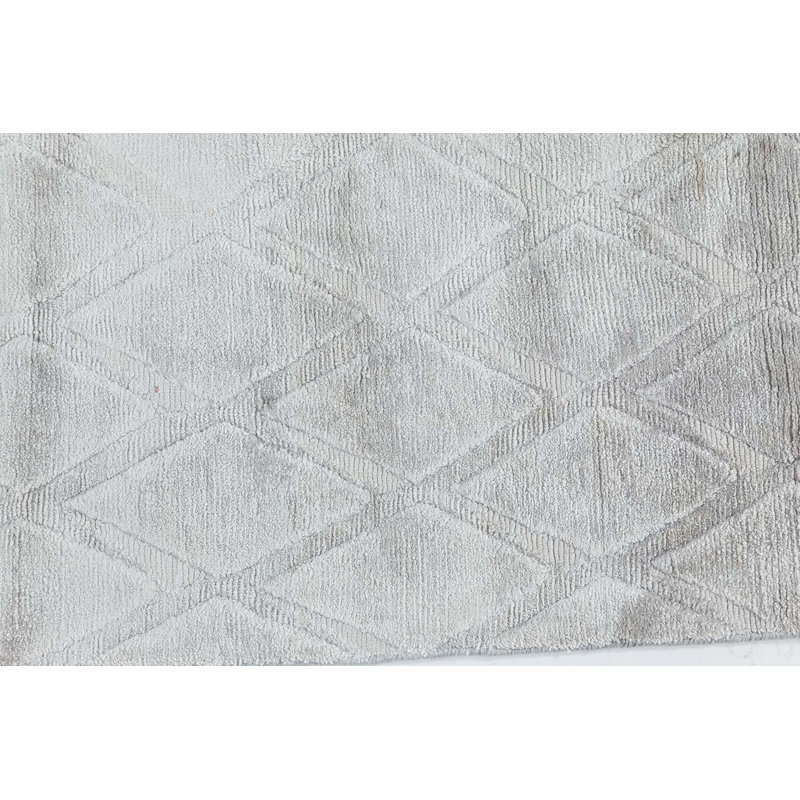 Modern One-of-a-Kind Rectangle 6' x 6'8" Hand Knotted Area Rug