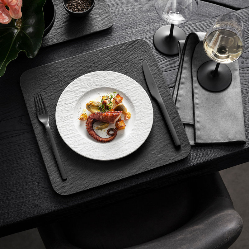 Villeroy & Boch Manufacture Rock 8.5" Salad Plate, White
