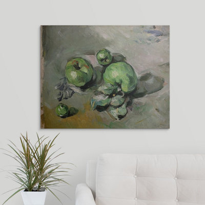 Paul Cezanne " Green Apples, C.1872 73 " by Paul Cezanne