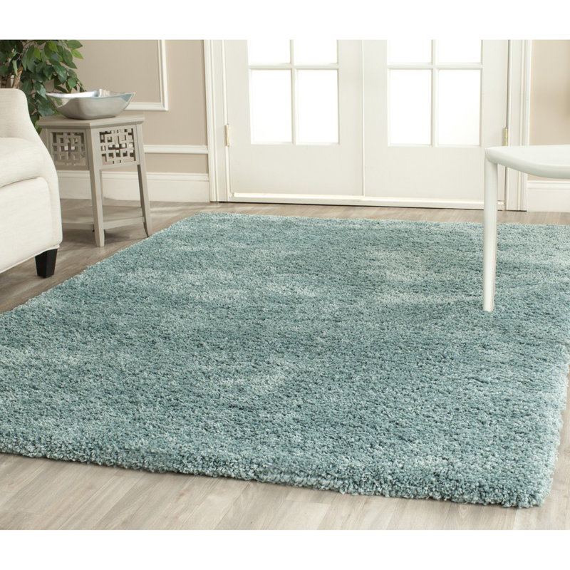 Delane Area Rug, Light Blue, Square 5'3"