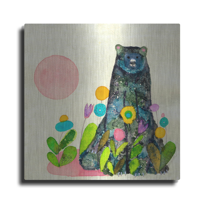 «Garden Bear» par Wyanne, H 36 po x l 36 po
