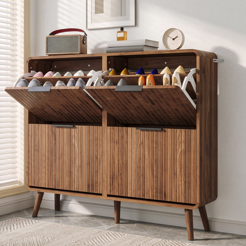 18 Pair Shoe Storage Cabinet