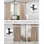 Tringle à rideaux pour cloison de séparation, séparateur mural réglable pour la séparation des pièces, 63 à 130 pouces (H) et 31 à 135 pouces (l), sans perceuse, trois options de fixation, idéale pour créer un espace d'intimité, noir