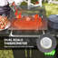 Outsunny 3 - Burner Freestanding Propane 11600 BTU BTU Gas Grill with Side Burner and Cabinet