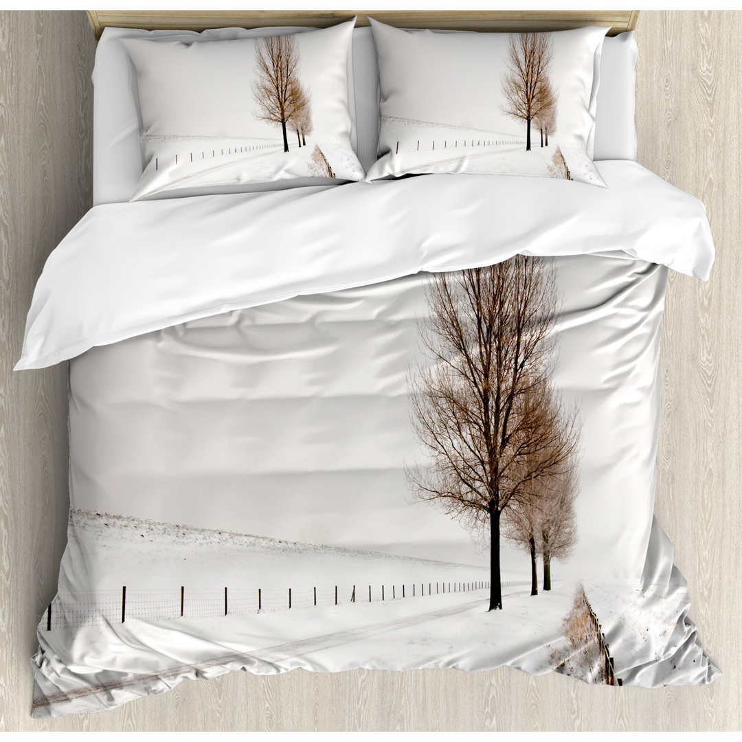 Modern & Contemporary Duvet Cover Set Ambesonne 