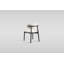 Chaise d'appoint rembourrée en bois massif (ensemble de 2)-1028730146