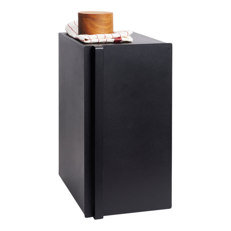 Yamazaki Black Steel Modern Bread Box