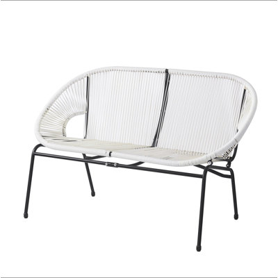CONDESSA OUTDOOR PATIO WICKER LOVESEAT
