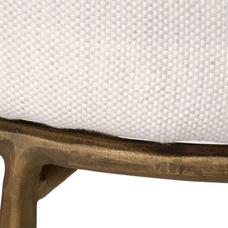 Asteria Iron Bar Stool, Antique Brass, Antique Brass