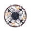 Ventilateur de plafond à cage de 20 po avec lumières et télécommande, moteur réversible, télécommande à courant continu, ventilateur de plafond à 6 vitesses, lampe à ventilateur - ampoules non incluses