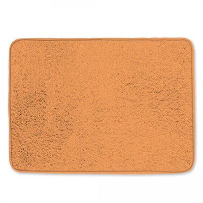 Solid Beige Background Bath Mat