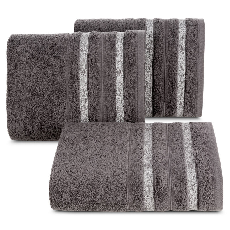 Honya Jacquard Hand Towel, Anthracite