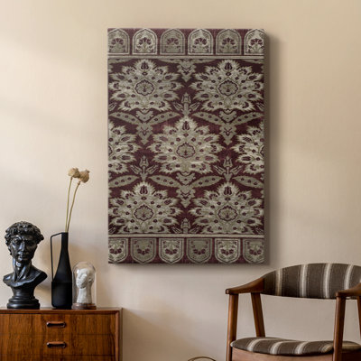 Vintage Abstract Print LXVI -Custom Wrapped Gallery Cavas