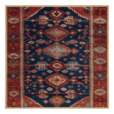Machine Washable Turkish Brown Area Rug