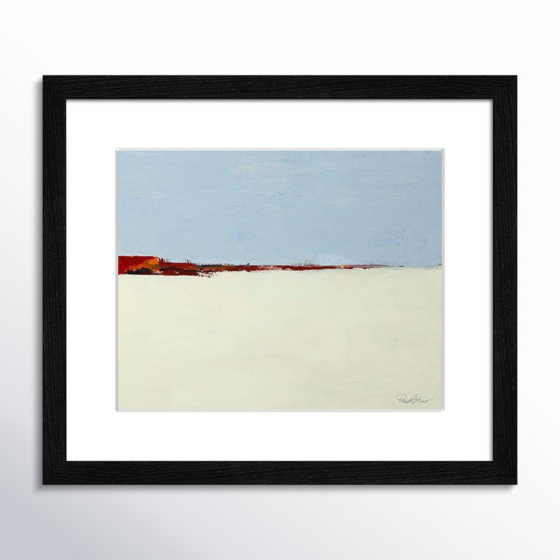 Desert Plains par - impression, Cadre noir, H 13 po x l 15 po x P 0,75 po