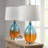 Cortina Ombre Glass Table Lamp, Set of 2
