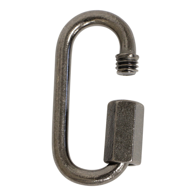 Verrouillage à vis fileté (2 pièces), Gris, H 1,57 po x l 0,79 po x P 0,16 po