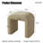 (Set Of 2) 21.26" Wide Tufted Upholstered Standard Ottoman,No Installation Required-1278368475