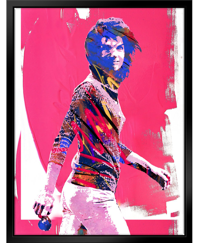 Jackie Kennedy, art giclée sur toile avec cadre flottant, H 30 po x l 24 po