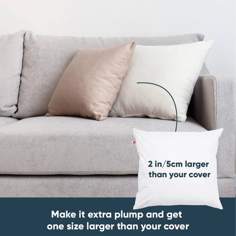 White Square Cushion, 55cmH x 55cmW