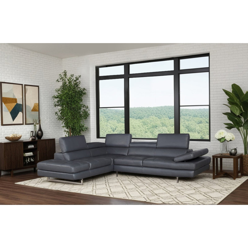 Canapé modulaire 2 pièces Antalya, Gris