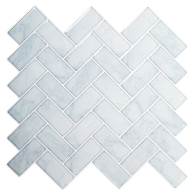 10'' W x 10'' L PVC Peel and Stick Mosaic Tile