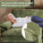 Shugar 120'' W Double Layer U-shaped Cushion Cloud Comfy Couch-110188851
