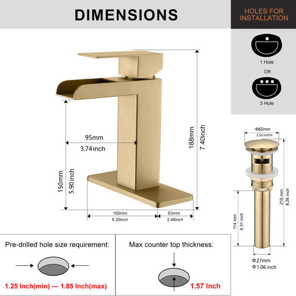Dimensions du produit