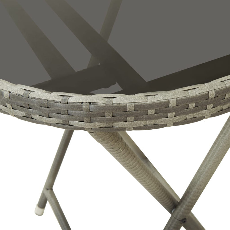 Foldable Coffee Table, Light Gray