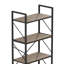 Industrial Bookcase, Corner Shelf Unit, Shelving Unit,  For Living Room, Study, Home Office-1169425722