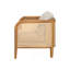 Chaise avec accoudoirs d'extérieur rembourrée, ensemble de 2