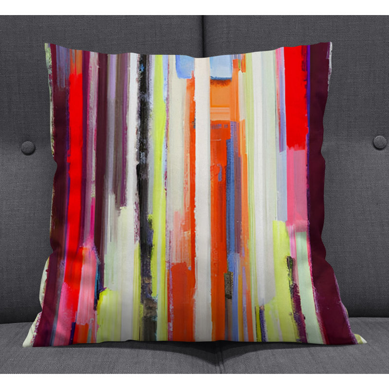 Throw Pillow, 18"H x 18"W, Pillow Cover Only - No Insert