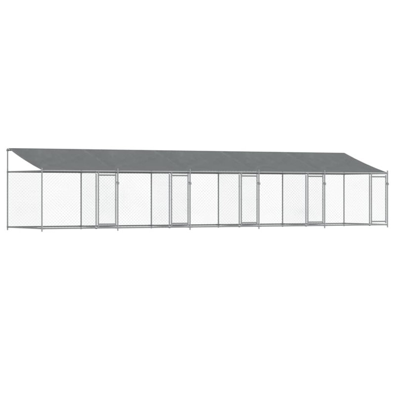 Alisha 200cm H Metal Yard Kennel, 200 H x 1000 W x 200 D cm