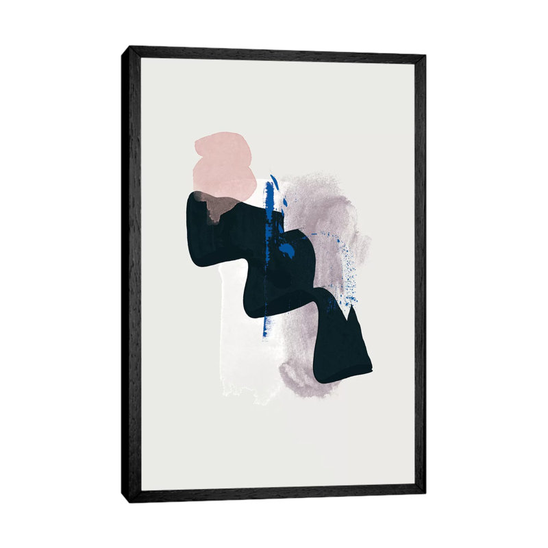 Understanding by Leemo - Painting on Canvas, Black Framed, 66.04 cm H x 45.72 cm W