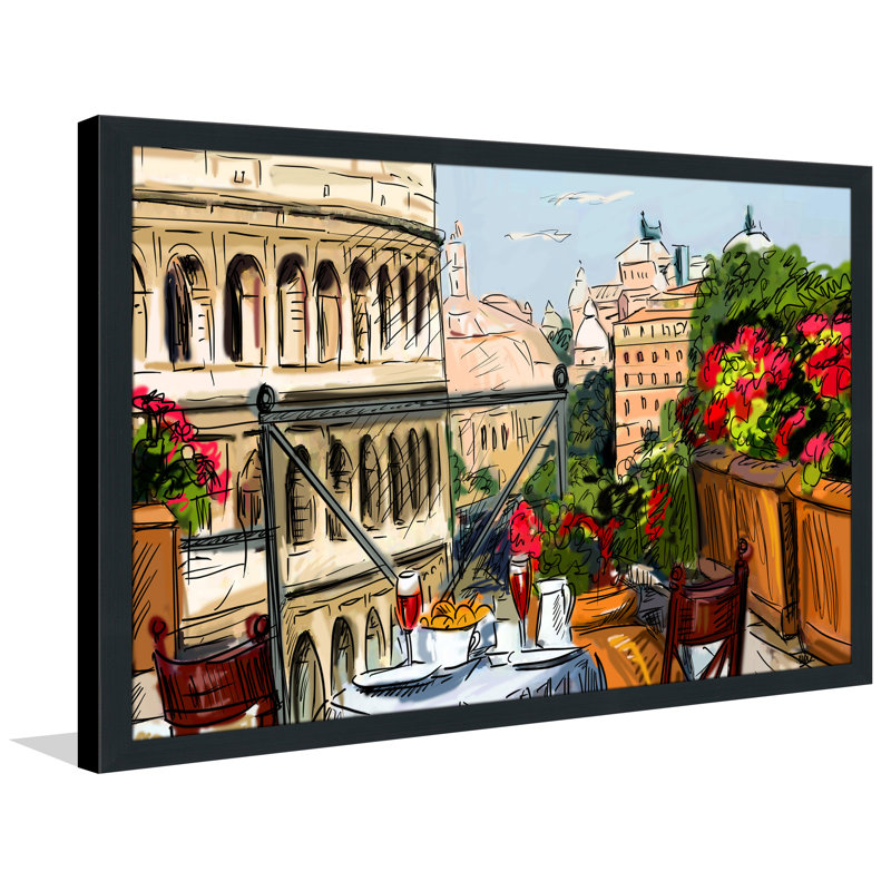 « rome, italie », impression encadrée, H 35,5 po x l 51,5 po x P 0,75 po