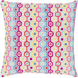 Candescent Geometric Cotton Throw Pillow