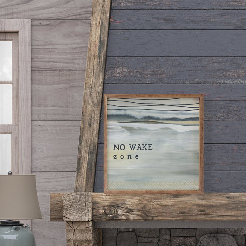 No Wake Zone By Emily Wood, H 12 po x l 12 po