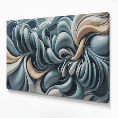 Art mural sur toile Biomorphic Abstraction 7